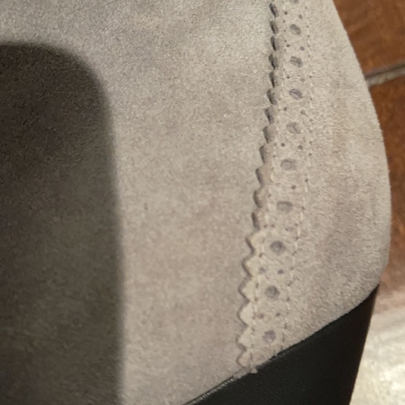 Unusual suede designer booties - Picture 5 of 5